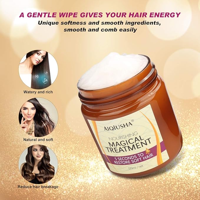 Hair Mask for Color Treated and Bleached Hair - Deep Repair Treatment for Damaged, Dry Hair - 120ml, 4.06 Fl Oz (Pack of 1)