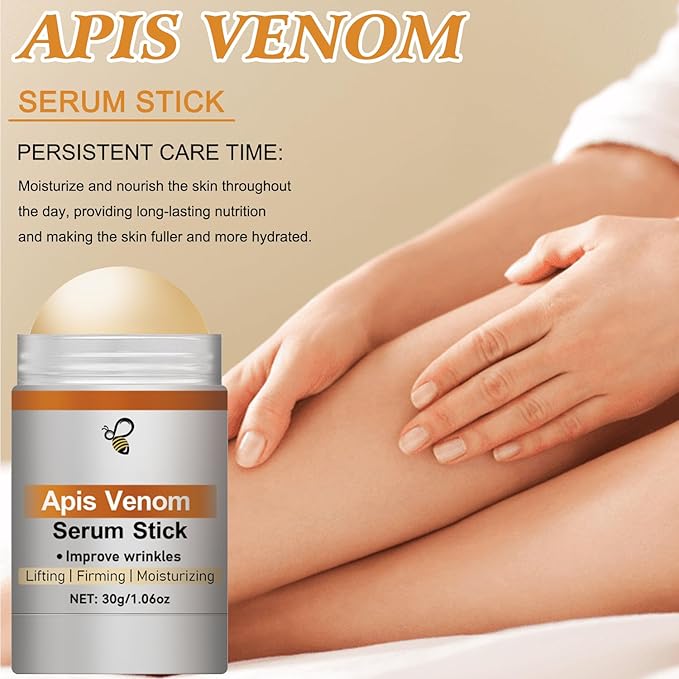 ATTDX FirmGlow Apis Venom Serum Stick, Advanced Firming & Wrinkle-Reducing Cream, Natural Serum Suitable for All Skin Types, 2 PCS