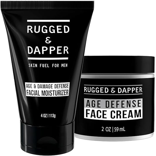 RUGGED & DAPPER Hydration Daily Face Moisturizer and Night Cream Bundle