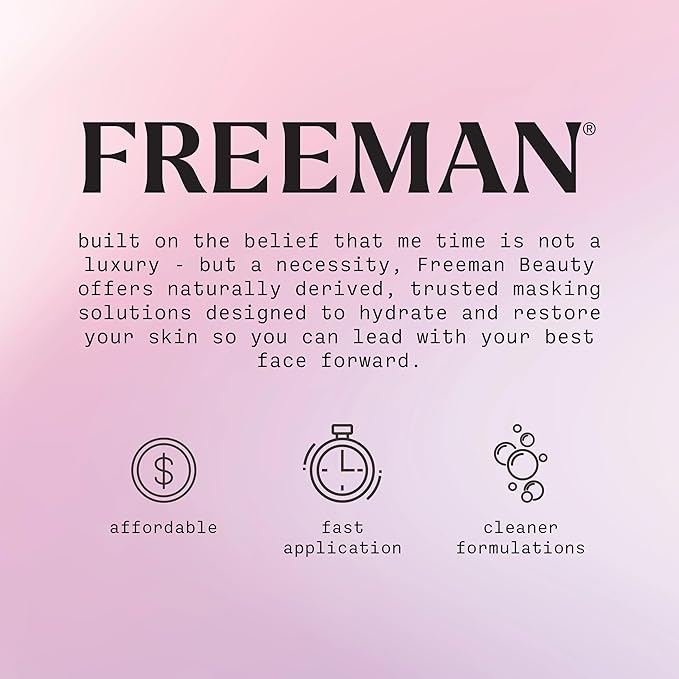 Freeman Exotic Blends Pore Clearing French Pink Clay Peel Off Facial Mask, 6 fl.oz./175 mL Tube