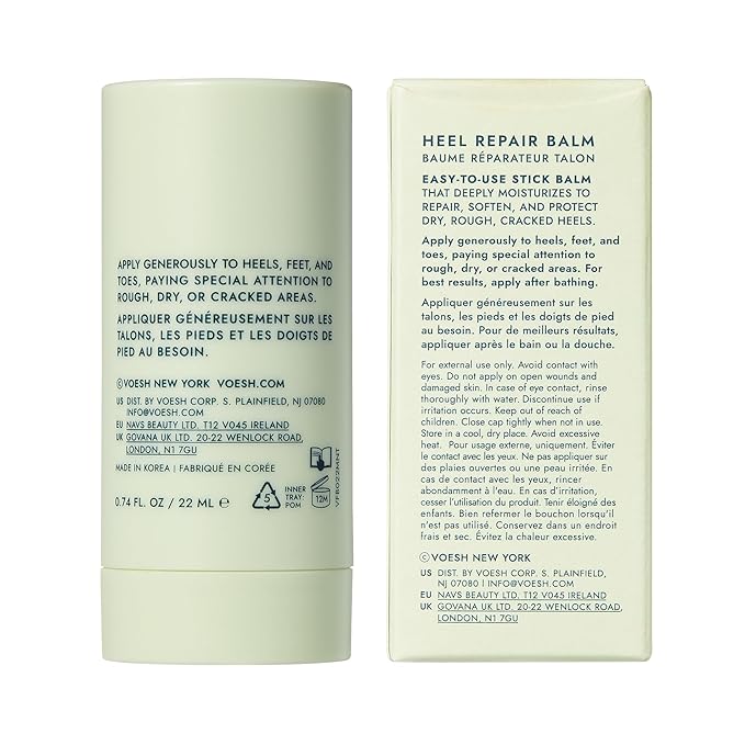 VOESH Solemate Heel Repair Balm, Heel Moisturizer & Repair, Balm for Rough and Cracked Heels, Foot Care