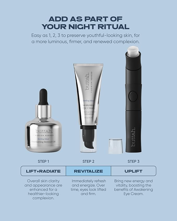 Buttah Skin Awakening Eye Cream for Dark Circles and Puffiness - Anti Aging Eye Care Cream - Eye Cream For Wrinkles - Nourishing and Hydrating Under Eye Treatment with Natural Ingredients