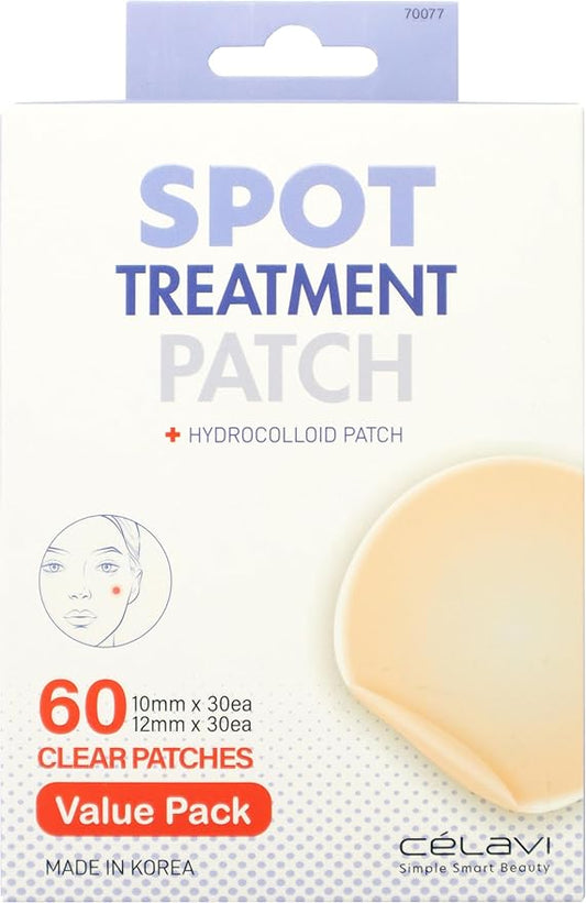 Celavi Acne Spot Treatment Hydrocolloid Patch (60 Count)
