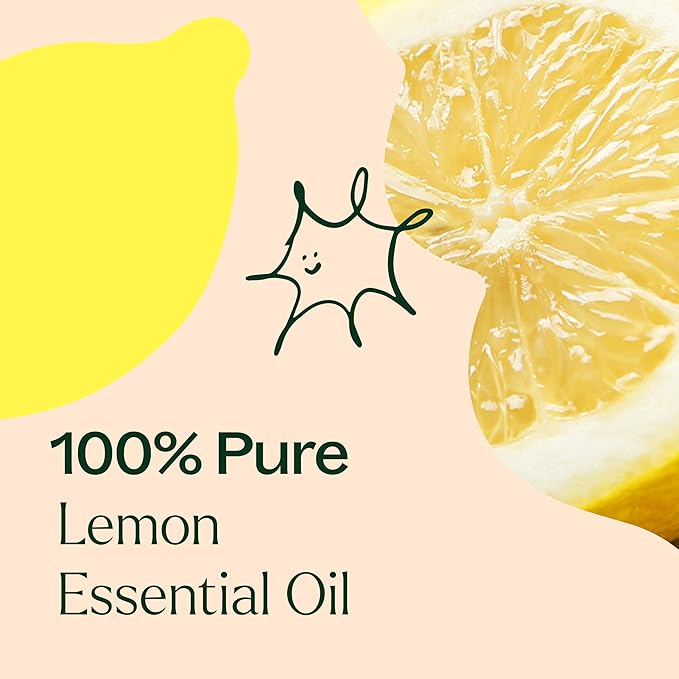 Plant Therapy Lemon Essential Oil for Diffusing, 10 mL (1/3 oz) 100% Pure, Undiluted, Natural Aromatherapy, Lemon Oil for Skin & Cleansing, Energizing & Uplifting, Therapeutic Grade