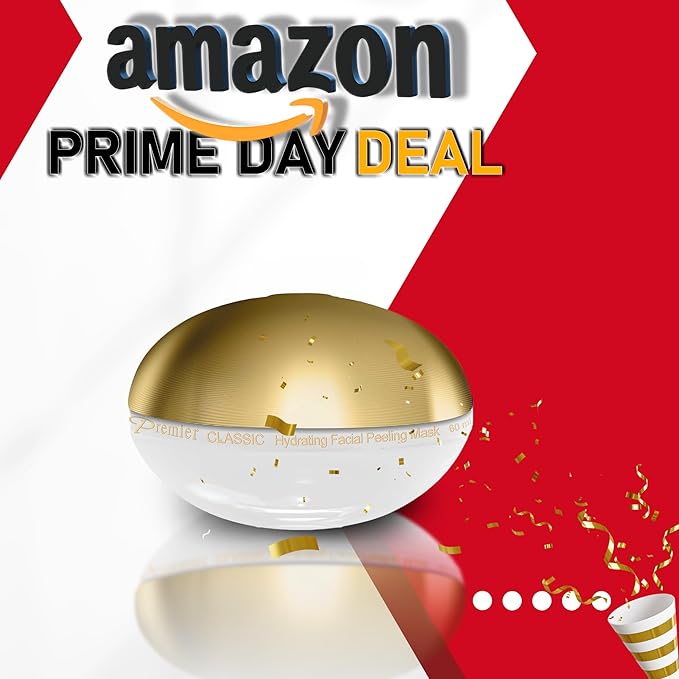 Premier Dead Sea Refining Facial Peeling gel skin care face mask, Classic collection, soft and gentle face scrub exfoliator, Deep cleans, removes dead skin cells and blackheads, anti-aging, 2.04 Fl oz