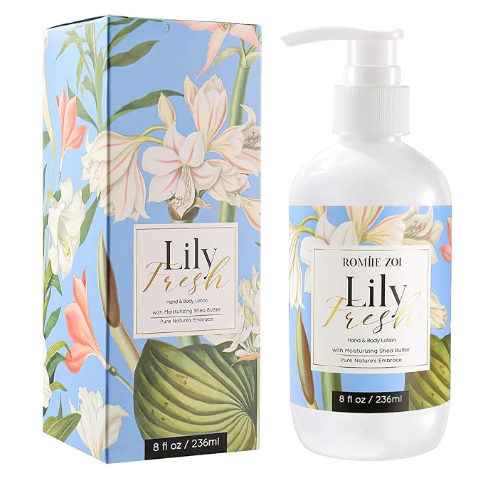 Daily Hand & Body Lotion with Moisturizing Shea Butter for All Skin Type- Lily Fresh - 236 ML / 8 FL OZ
