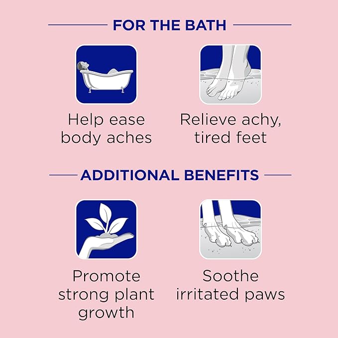 Dr Teal's Pure Epsom Salt Bulk Magnesium Sulfate USP, Fragrance Free, 19 lbs