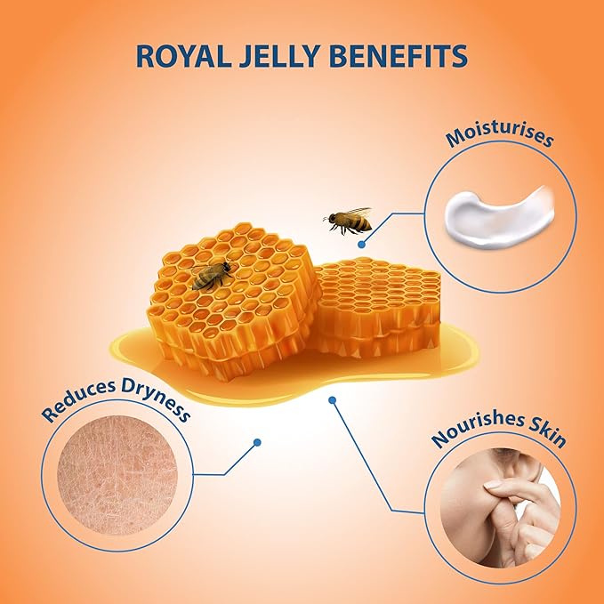 Lovercare Goat Milk Body Lotion for Dry Skin Royal Jelly & Honey 27.05oz (800ml) - Single…