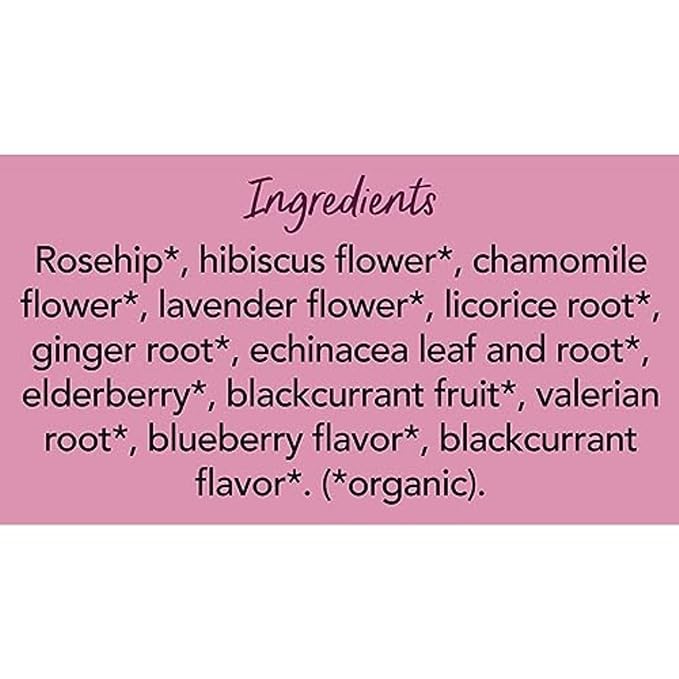 Pukka Night Time Berry Organic Herbal Tea, Soothing Infusion With Chamomile, Lavender & Elderberry, Tea Gift Set For Bedtime Relaxation, Caffeine Free, 80 Total Bags (20ct - Pack of 4)