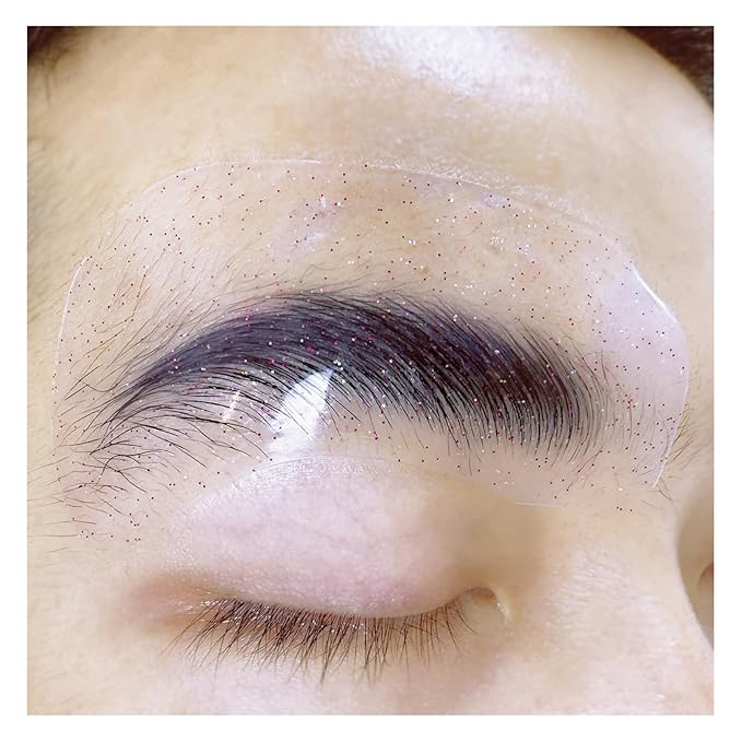 Brow Perm Patch Silicone Lash Lift Shield Mate Self Sticky Eyebrow Lamination Cover Tool Gel Eyebrow Perming Pads Soft Patches Self-Adhesive Reusable Brow Lifting Pad Laminate Brow Lift Rapidly