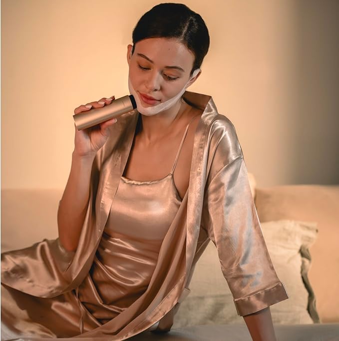 AMIRO R3 Turbo Facial Device, Precision Firming and Fine Line Smoothing Tool Bundle with Preparation Gel 70ml