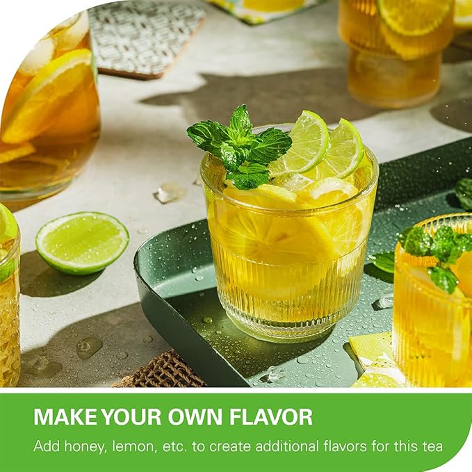 WT WEETEE Organic Green Tea Bags, Organic Pure Green Tea 200 Count, Super Antioxidant | Resealable Kraft Bag | Brew Hot or Iced