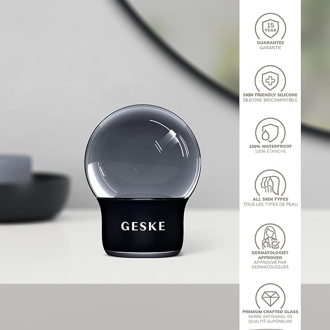 SmartAppGuided™ Cool & Warm Face & Body Massager | 7 in 1 | Multifunctional Massager | Face & Body | Battery-free Cooling & Warming | Firms, Relaxes & De-Puffs Skin | Globular Design