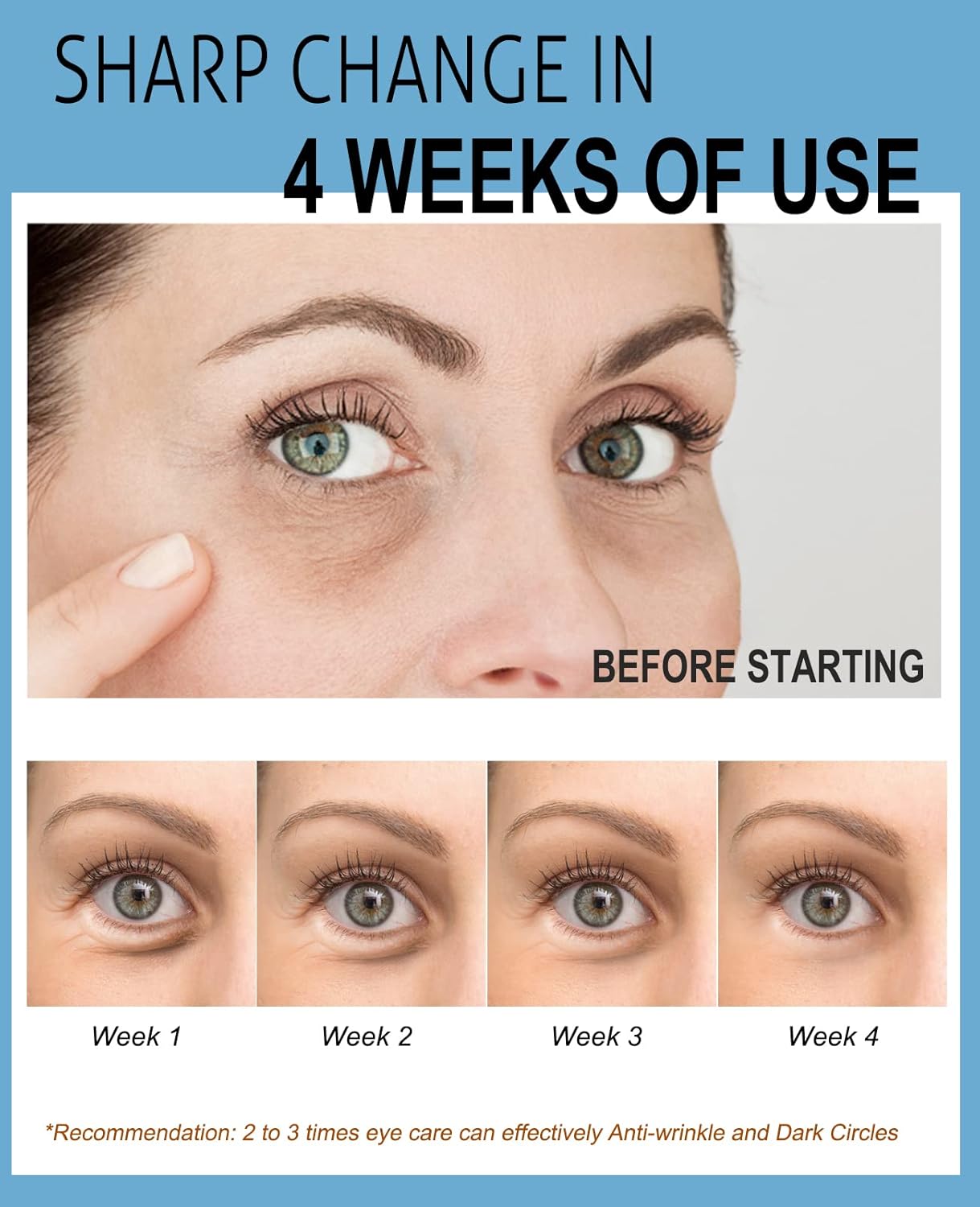 Hydrogel Eye Patches for Wrinkles, Under Eye Gel Pads For Puffy Eyes and Dark Circles, Collagen Eye Mask Skincare Pink Color