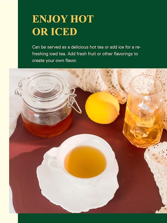 GLDNT Organic Green Tea Bags, Natural Pure Organic Green Tea, Super Antioxidant, Caffeinated, 100 Count