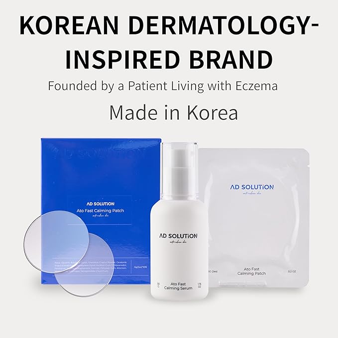 Ato Fast Calming Serum Mother’s Day Gift for Sensitive & Eczema-Prone Skin Instant Relief from Itch, Redness & Flare-Ups Powered by Cica & Panthenol 1.69 Fl Oz