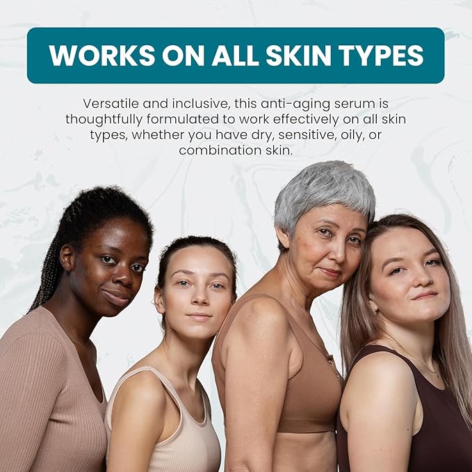 Sun Coast Sciences - Total Package Serum, All-In-One Vitamin C, Hyaluronic Acid, Peptides Serum For Face, Anti-Aging Facial Super Serum for Wrinkles, Brightening, Dark Spots - 1 fl oz