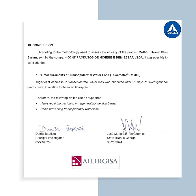 Skin Serum - Multifunctional Skin Care - Revitalization, Nourishment and Hydration - Active Ozone Therapy - High-Performance Natural Treatment - All Skin Types - 1.01 Fl Oz