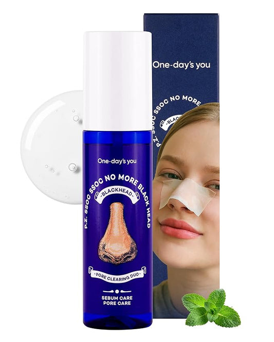 ONE-DAY’S YOU PZ SSOC SSOC Blackhead Remover Strips | Korean Pore Strips for Face & Nose | Deep Cleansing Pore Strips | Blackhead Remover with Sulfur, Tea Tree, & Salicylic Acid | 2.7 fl