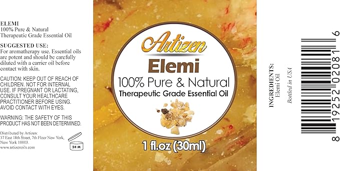 Artizen 30ml Oils - Elemi Essential Oil - 1 Fluid Ounce