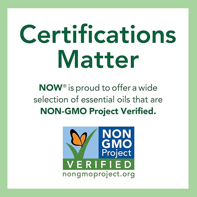 NOW Essential Oils, Rosemary Oil, Purifying Aromatherapy Scent, Steam Distilled, 100% Pure, Vegan, Child Resistant Cap, 1-Ounce