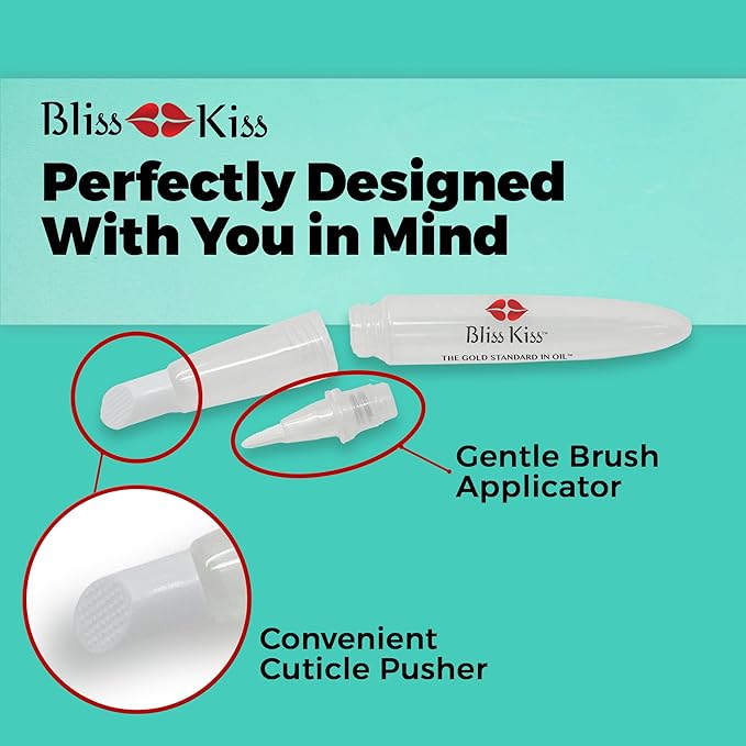 Bliss Kiss 3-Refillable Cuticle Oil Pens + Simply Pure Nail & Cuticle Oil