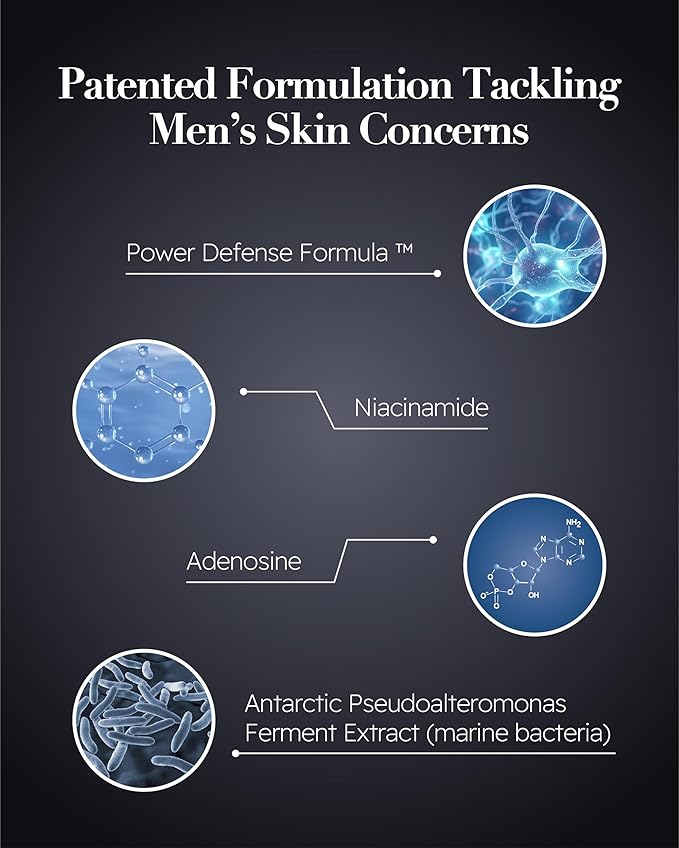 Isa Knox Age Focus Homme (All-in-one Essence, 4.1fl oz) - Refreshing and Moisturizing All-in-One Moisturizer, Protective Barrier Men's Skin Care with Niacinamide | Korean Skincare