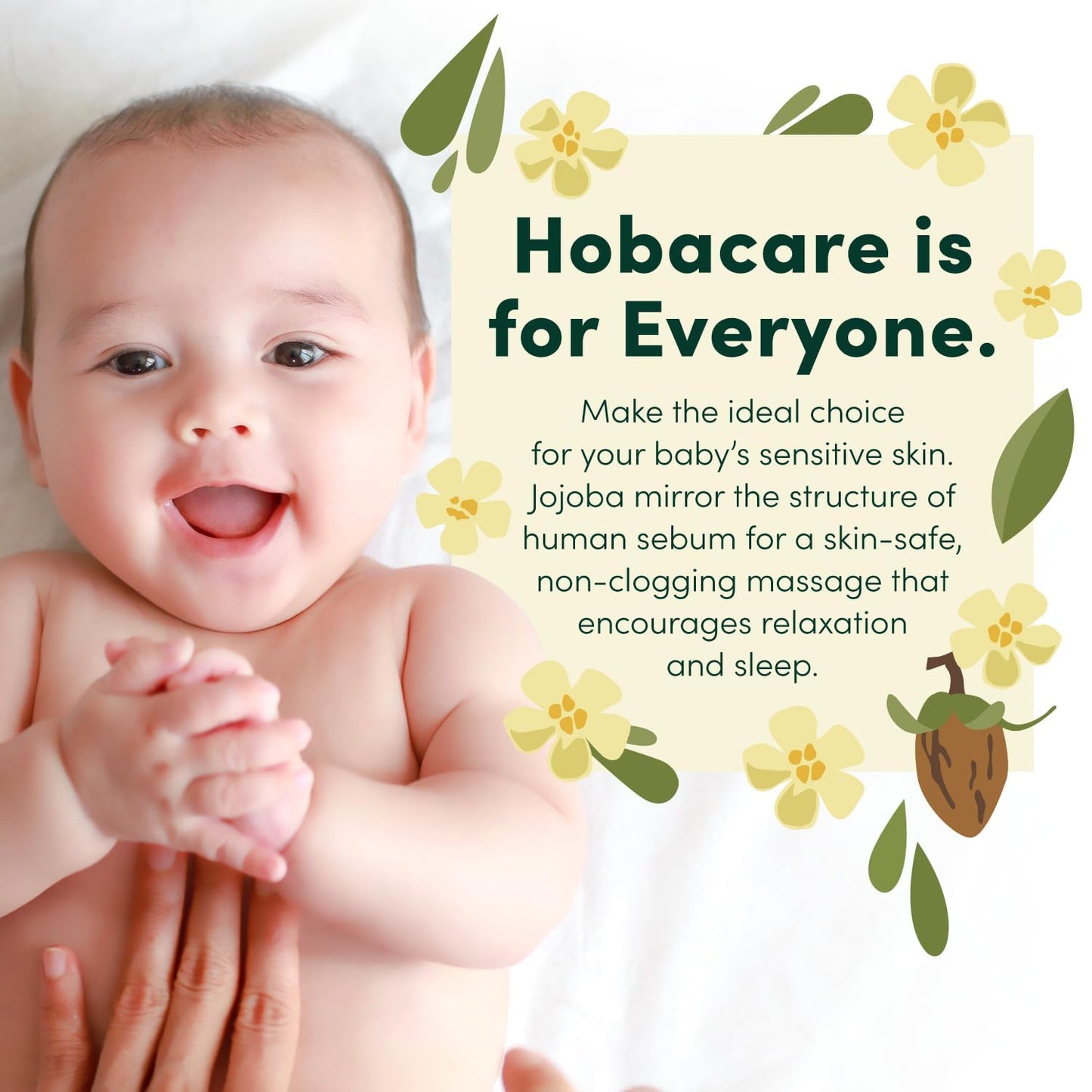 HobaCare Jojoba Oil for Hair, Skin, Face, Body, Scalp, Nails, Beard Care, Massage – 100% Pure Unrefined Natural Carrier Oil – Moisturizing, Vegan, Cruelty-Free, Hexane Free (8.45 oz)