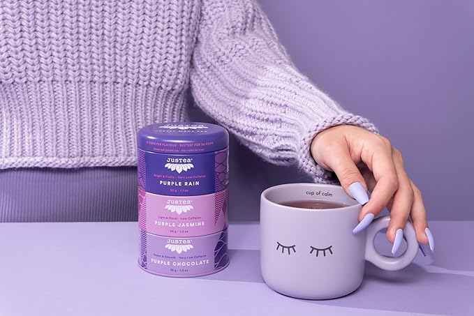 JUSTEA Purple Tea Trio, Jasmine , 102 GR
