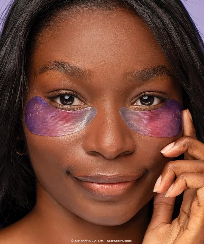 The Crème Shop x Hello Kitty Star Of My Eye Depuffing Hydrogel Under Eye Patches, Hydrating Under Eye Patches for Puffy Eyes and Dark Circles - 50th Year Anniversary Limited Edition (Pack of 12)