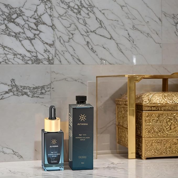 Avyanna Morning Skin Care Retinol Serum - Anti-Aging Hyaluronic and Glycolic Acid, Perfect Serum for Skin Prep Before Makeup - Anti Wrinkle Serums for Healthy Glowing Skin.