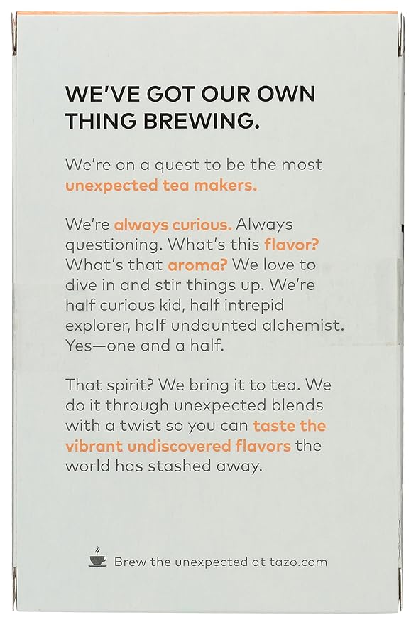 Tazo Organic Baked Cinnamon Apple Tea, 20 ct