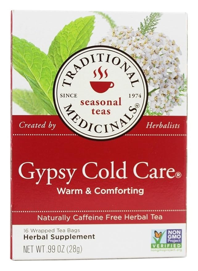 TRADITIONAL MEDICINALS TEAS Gypsy Cold Care Tea 16 Bag