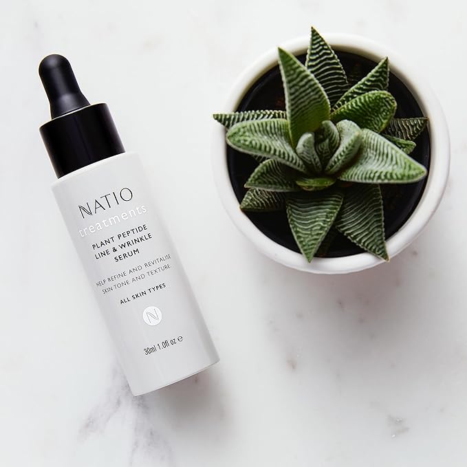 Plant Peptide Line and Wrinkle Serum, 1 oz - Anti Aging Serum - Rejuvenating Face Serum - Daily Serum for Face to Revitalize Skin Texture