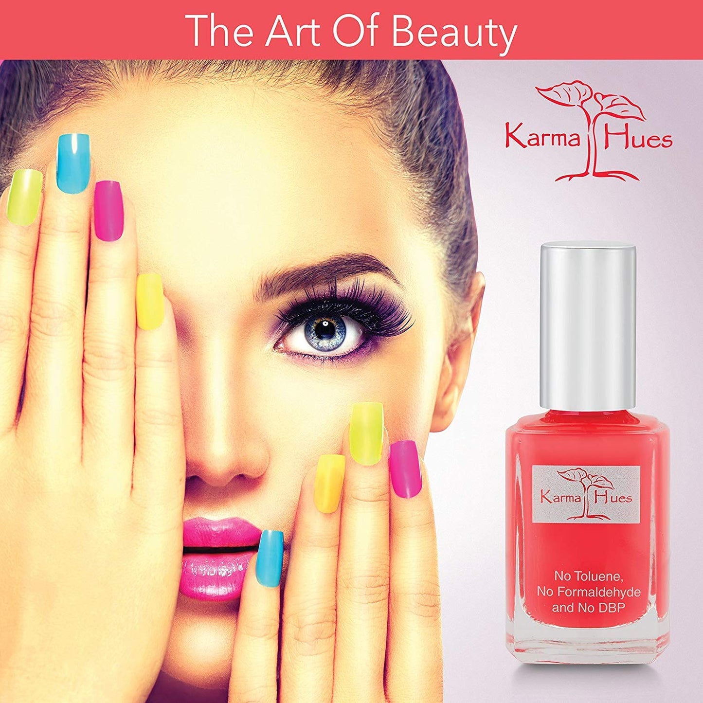 Karma Naturals Nail Polish – Non-Toxic, Vegan & Cruelty-Free (Linda, 0.43 fl oz)