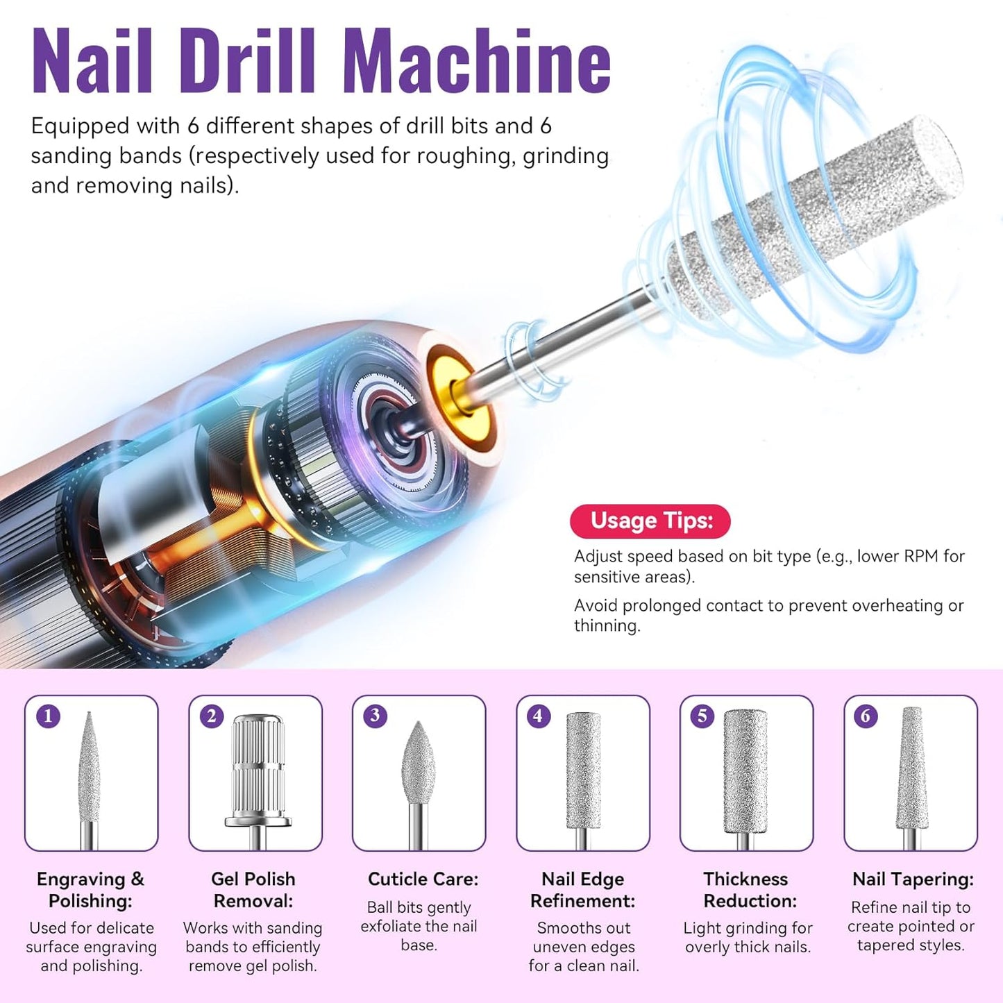 PHOENIXY 63 Pcs Gel Nail Polish Kit with U V light and Drill, 45 Colors Gel Polish with 5 Pcs Base Top Coat Manicure Starter Nail Polish Set Gifts for Women ST9017