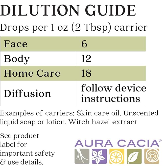 Aura Cacia 100% Pure Lavender Essential Oil, 0.5 fl. oz, Calm Relaxing Aroma, Therapeutic Grade, Ethically Sourced Lavender