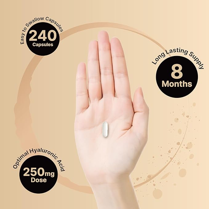 NatureBell Hyaluronic Acid Capsules with Biotin + Vitamin C & Ashwagandha 12,500 mg Equivalent with Black Pepper Bundle Pack | Complete Beauty Care Complex | Adaptogens Supplements for Relaxation