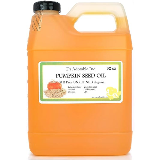 Dr Adorable - 32 oz - Pumpkin Seed Oil Unrefined - Virgin 100% Pure Natural Premium Organic Cold Pressed