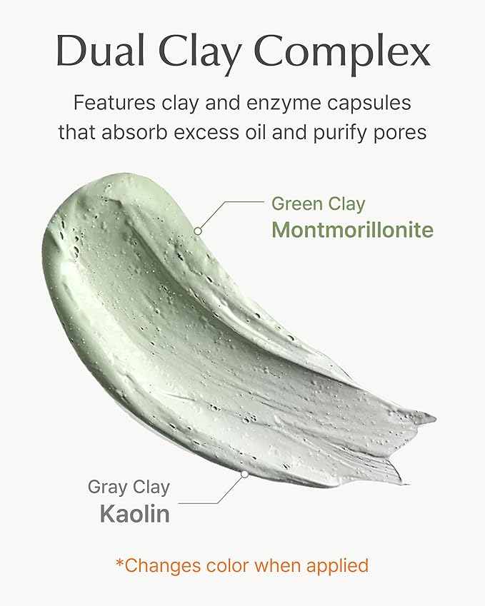 SU:M One Minute Clay Mask (5.07 fl oz) - Time Energy Pack Cleanser for Enlarged Pores & Micro-Active Soft Fit Cream (1.67 fl oz) - Deep Hydration for Elasticty