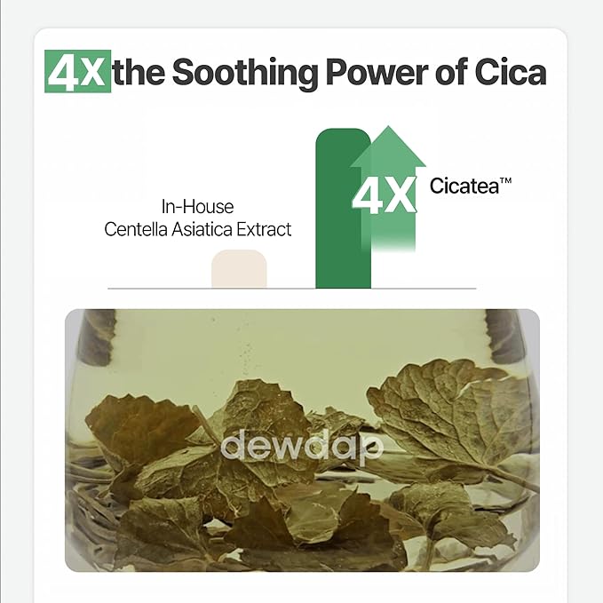 Cicatea Moisture Layering Capsule Gel Cream Vegan 4X Soothing, and Moisturizing for Day and Night, face moisturizer Night cream 1.76 oz.