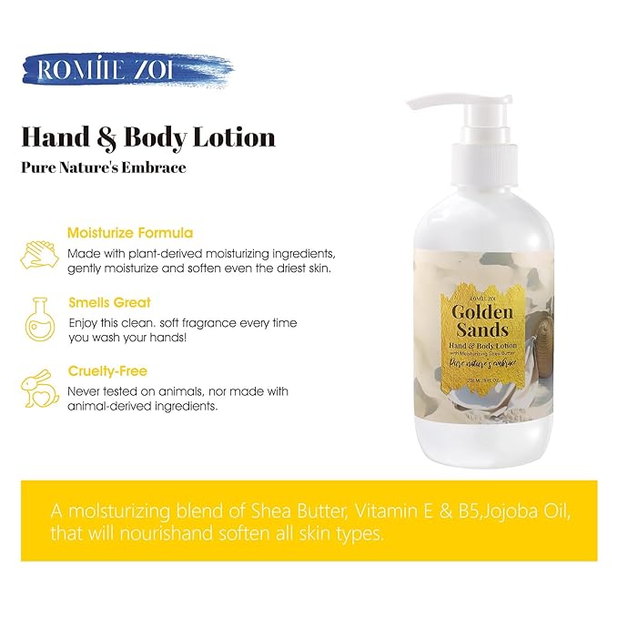 Cape Cod Golden Sands Hand & Body Lotion - Island Breeze Essence, 236ml (8 fl oz)