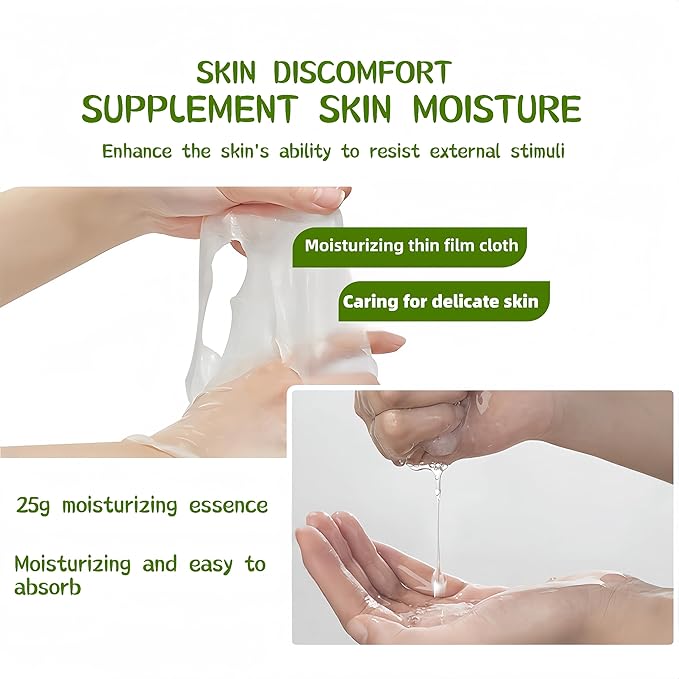 Facial mask Moisturizing face Mask - 10 Sheets, Deep Hydration, Improves Dry Skin, Sheet Mask, skincare for All Skin Types