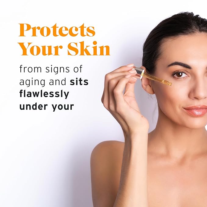 No Bad Stuff - Vitamin C + E Serum - Firming Face Serum for Anti-Aging, Smooths, Hydrates, Plumps Fine Lines & Reduces Dark Spots (1 fl oz)