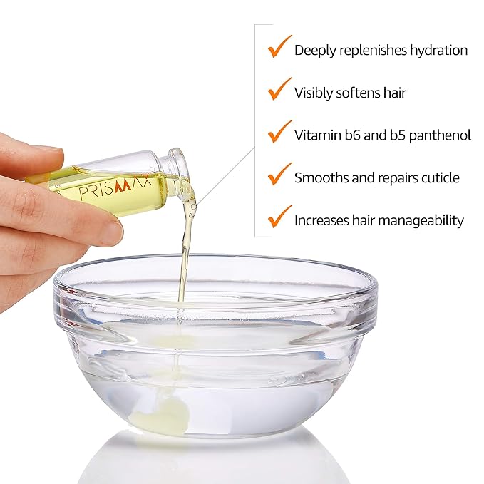 Prismax Nutritivo Deep-Conditioning Hair Treatment - Rejuvenate dry/damaged hair, improve manageability, reduce frizz/porosity with vitamin b6 and b5 panthenol - Formaldehyde-free - 3 Treatments