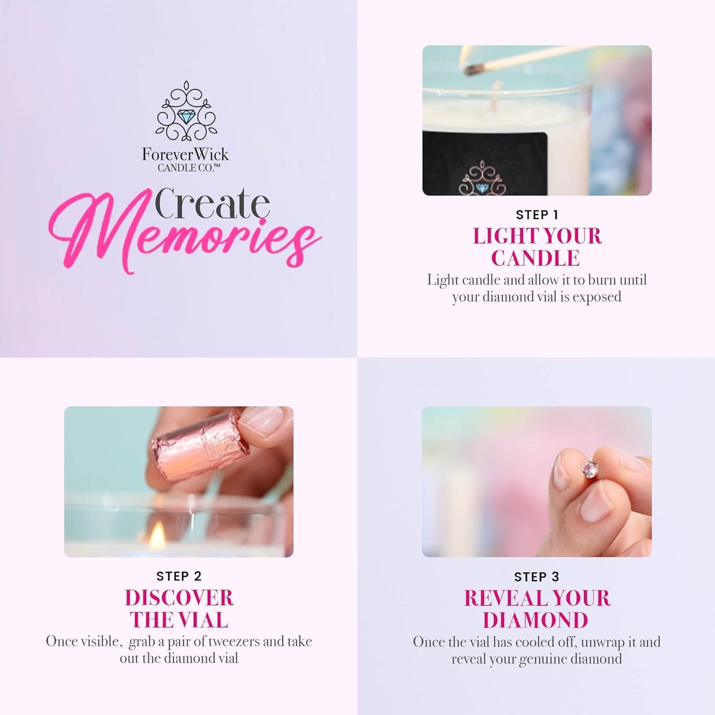 Foreverwick I Love You Mother's Day Gift Set | Sweet Mother's Day Gifts for Mom, Grandma, Sister | Mother's Day Candle | Mom Gifts for Birthday, Valentine's, Christmas | Spa Gifts for Women