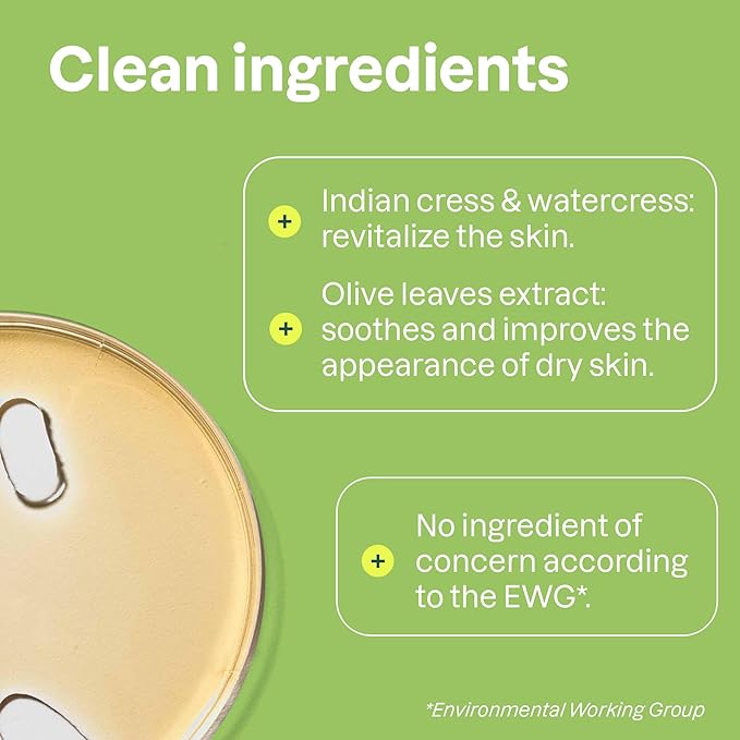 ATTITUDE Body Lotion, EWG Verified Moisturizer, Vegan Skin Care Products, Non-Greasy, Hydrating for Dry Skin, Cruelty Free, Soothing, Olive Leaves, 16 Fl Oz