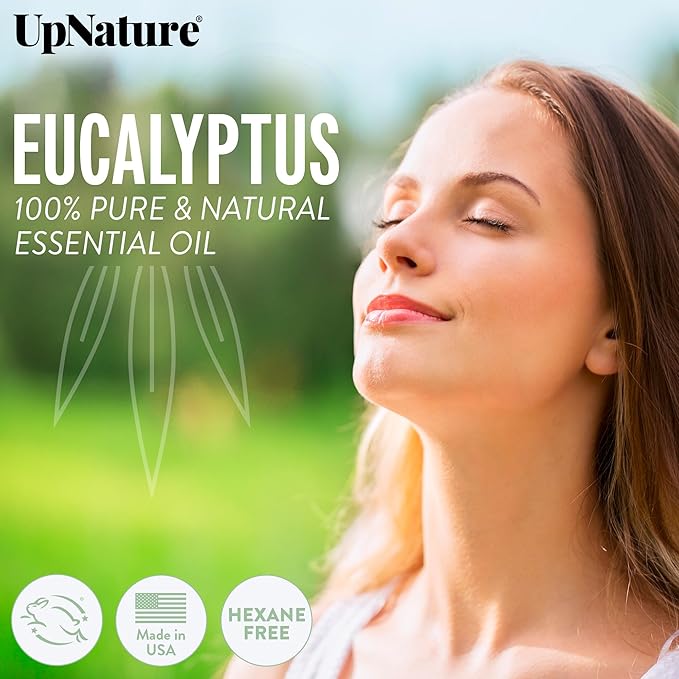 UpNature Eucalyptus Essential Oil – 100% Pure Natural Eucalyptus Oil, 4oz