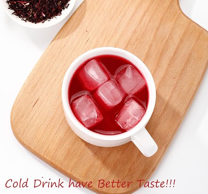 Premium Hibiscus Tea Bags,60 Tea Bags 2g /4.24 Oz,100% Pure Dried Hibiscus Flower,Natural & No Additives,Caffeine Free.