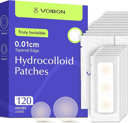Pimple Patches for Face, Invisible Hydrocolloid Acne Patches Acne Treatment,Covering Zits & Blemishes in Skin and Face, Zit Patches with Salicylic Acid, FSA HSA Store Eligible Items 120 Count